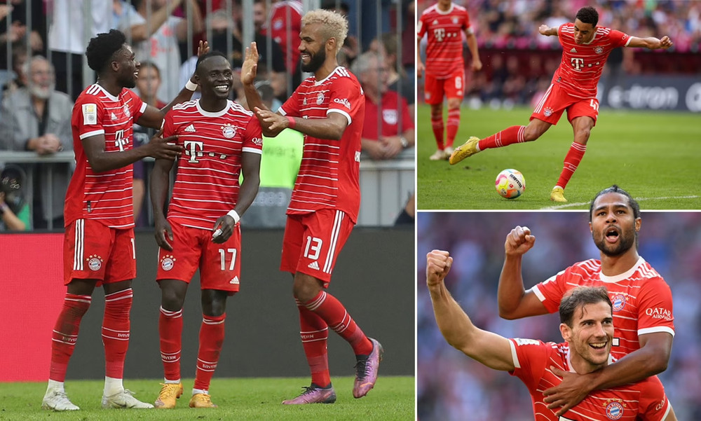 Bayern Munich hủy diệt Bochum